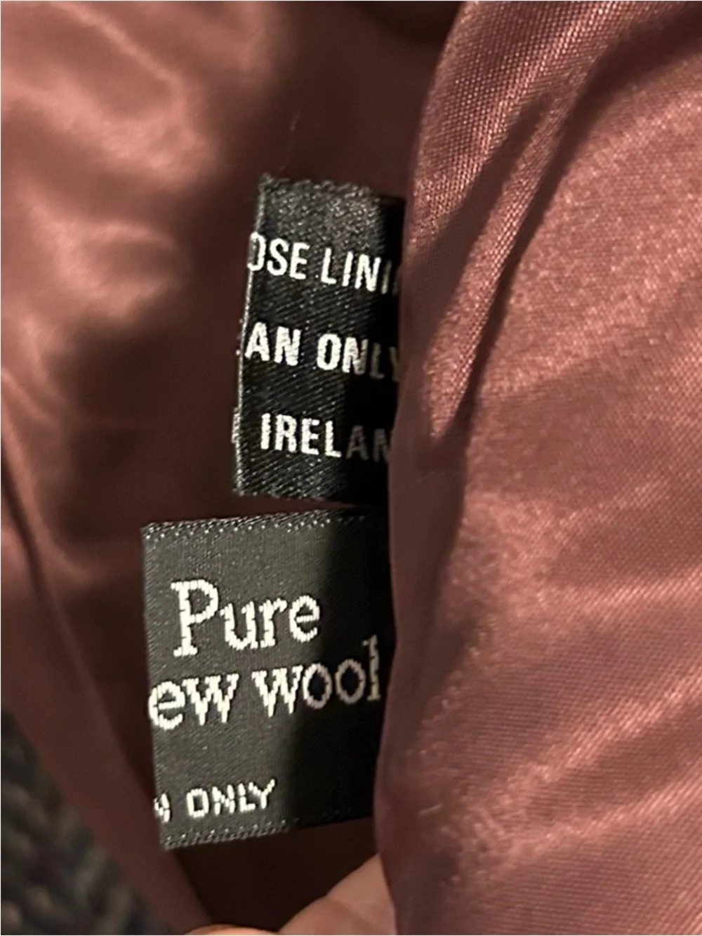 80s Donegal Tweed Men’s Wool Tweed Coat Herringbone Overcoat Made in Ireland